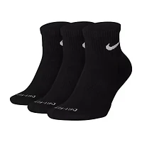Nike Everyday Plus Cushioned Unisex Adult Breathable Multi-Pack Pair Quarter Ankle Socks