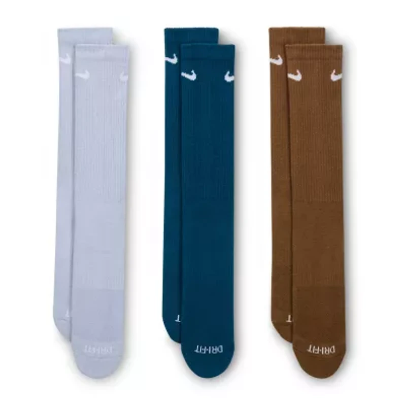 Nike Everyday Plus Cushioned Unisex Adult 3 Pair Crew Socks