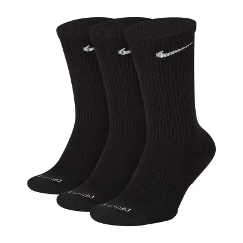 Nike Everyday Plus Cushioned Unisex Adult 3 Pair Crew Socks