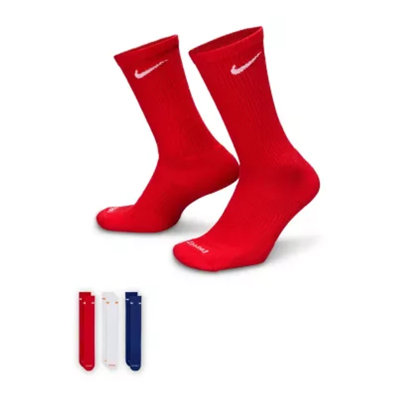 Nike Everyday Plus Cushioned Unisex Adult Pair Crew Socks