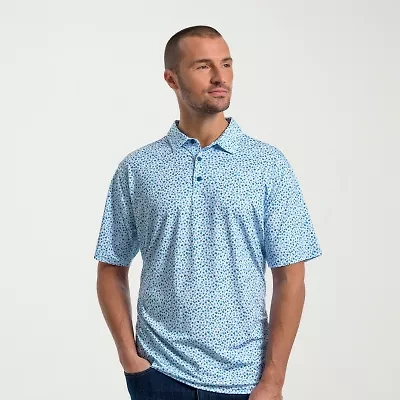 Antigua Mens Regular Fit Short Sleeve Polo Shirt