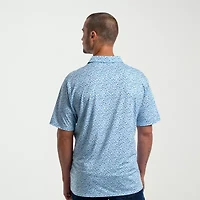 Antigua Mens Regular Fit Short Sleeve Polo Shirt