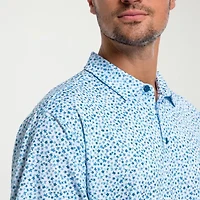 Antigua Mens Regular Fit Short Sleeve Polo Shirt