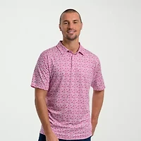 Antigua Mens Regular Fit Short Sleeve Polo Shirt