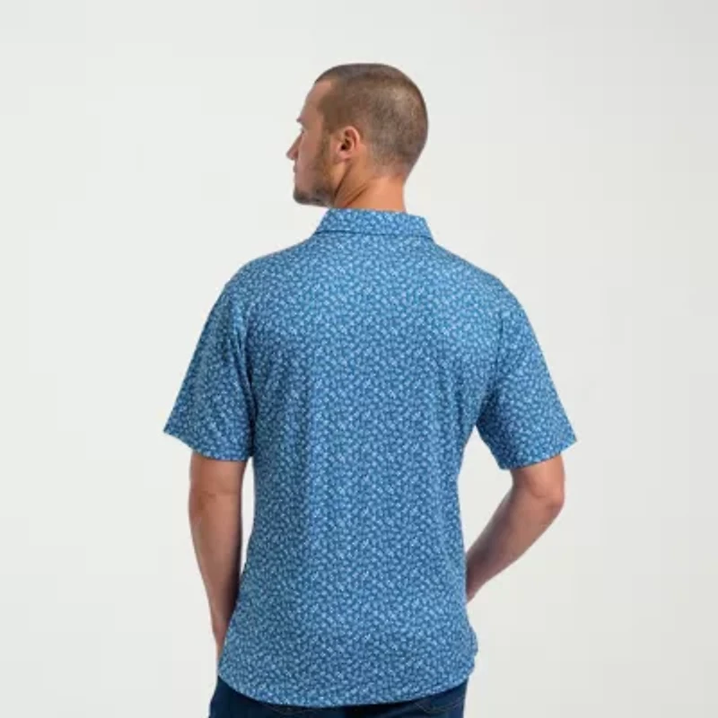 Antigua Fall 2025 Mens Regular Fit Short Sleeve Polo Shirt