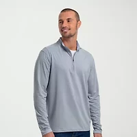 Antigua Fall 2025 Mens Mock Neck Long Sleeve Active Quarter-Zip Pullover
