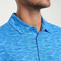 Antigua Fall 2025 Mens Regular Fit Short Sleeve Polo Shirt