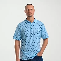 Antigua Fall 2025 Mens Regular Fit Short Sleeve Polo Shirt