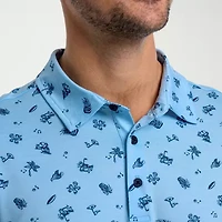 Antigua Fall 2025 Mens Regular Fit Short Sleeve Polo Shirt