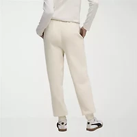 Puma Womens Mid Rise Cuffed Jogger Sweatpants