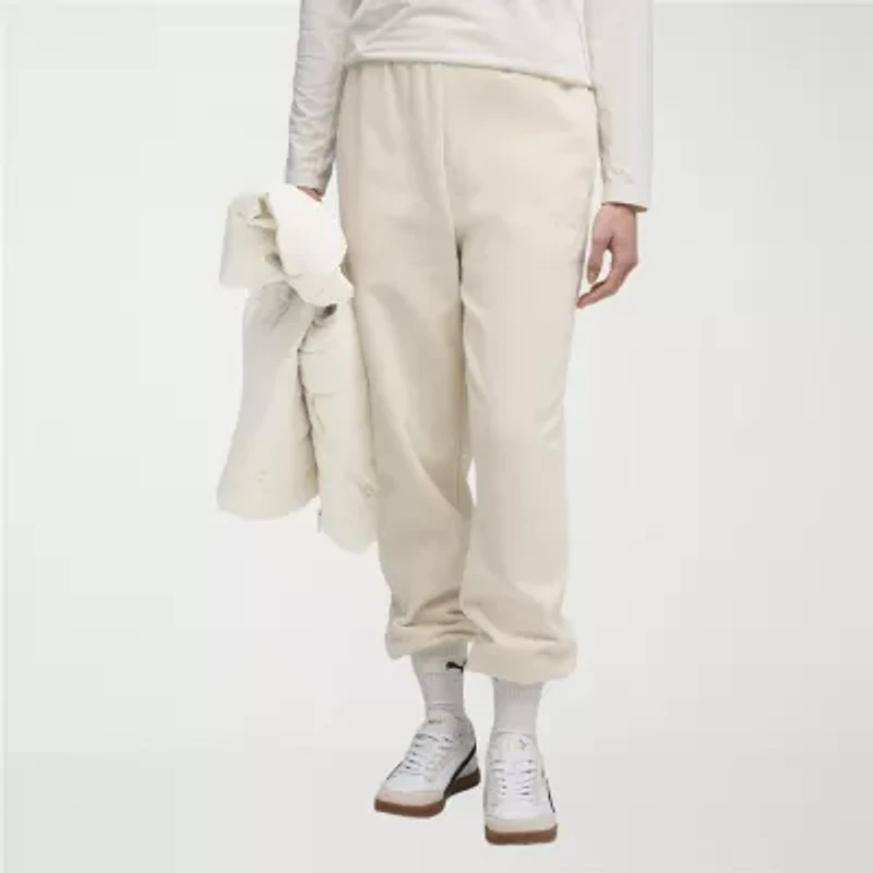 Puma Womens Mid Rise Cuffed Jogger Sweatpants