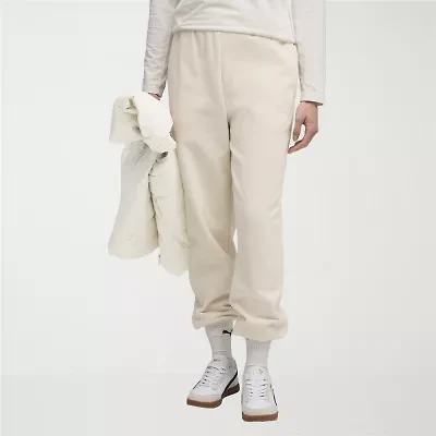 Puma Womens Mid Rise Cuffed Jogger Sweatpants