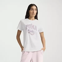 PUMA Womens Crew Neck Short Sleeve Active T-Shirt