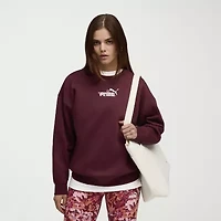 PUMA Womens Crew Neck Long Sleeve Sweatshirt