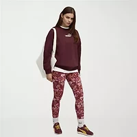 PUMA Womens Crew Neck Long Sleeve Sweatshirt