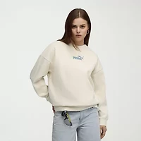 PUMA Womens Crew Neck Long Sleeve Sweatshirt