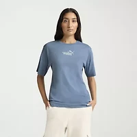 PUMA Womens Crew Neck Short Sleeve Active T-Shirt