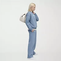 PUMA Womens Straight Fleece Sweatpant