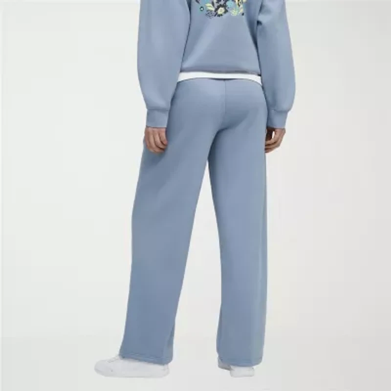 PUMA Womens Straight Fleece Sweatpant