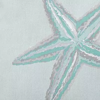 Starfish Square Throw Pillow