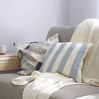 Vertical Stripes Square Throw Pillow