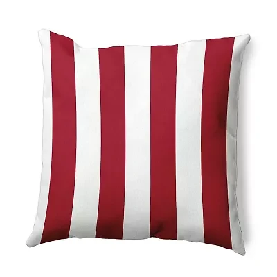 Vertical Stripes Square Throw Pillow