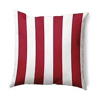 Vertical Stripes Square Throw Pillow
