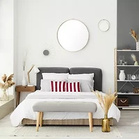 Vertical Stripes Square Throw Pillow