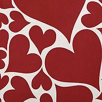 Hearts All Around Square Throw Pillow