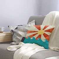 Sunbeams Square Throw Pillow