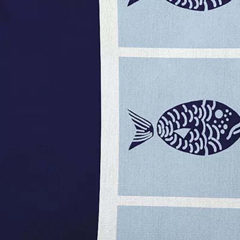 Fish Chips Square Throw Pillow