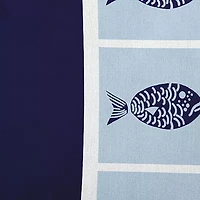 Fish Chips Square Throw Pillow