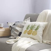 Pineapples Square Throw Pillow