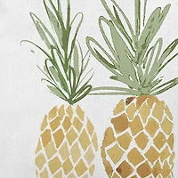 Pineapples Square Throw Pillow