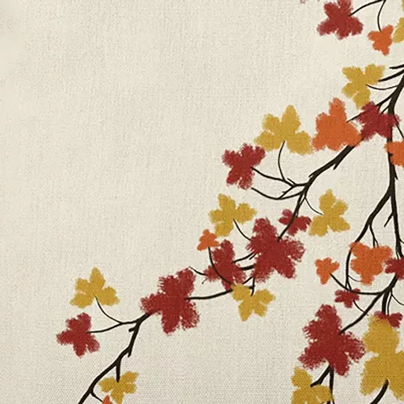 Maple Hues Square Throw Pillow