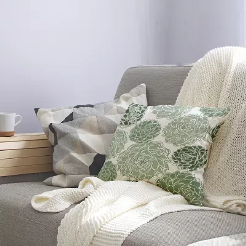 Olivia Square Throw Pillow