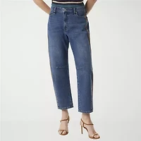 JS Jessica Simpson Womens Mid Rise Loose Fit Jean