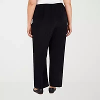 Alfred Dunner Classics Womens Straight Corduroy Pant