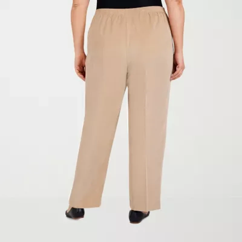 Alfred Dunner Classics Womens Straight Corduroy Pant