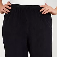 Alfred Dunner Classics Womens Straight Corduroy Pant