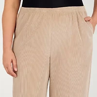 Alfred Dunner Classics Womens Straight Corduroy Pant