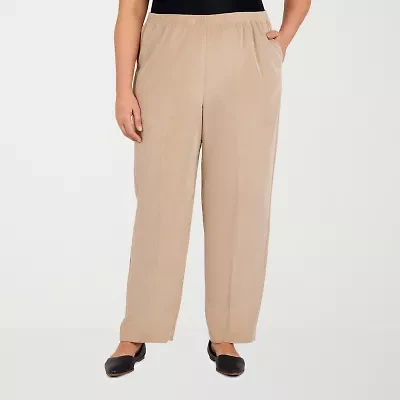 Alfred Dunner Classics Womens Straight Corduroy Pant