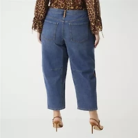 JS Jessica Simpson Plus Womens Loose Fit Jean