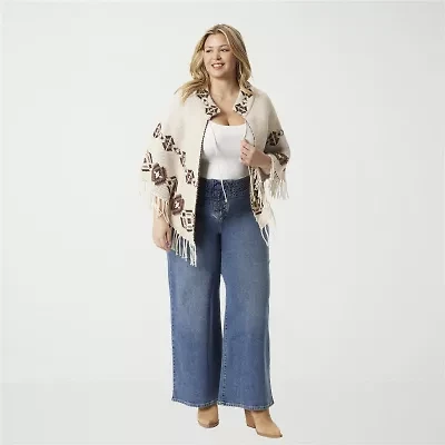 JS Jessica Simpson Womens Poncho Plus