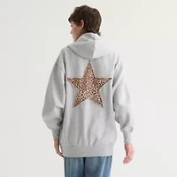Arizona Womens Hidden Access Opening Hooded Long Sleeve Adaptive Juniors Sweatshirt