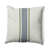 Grain Sack Square Throw Pillow
