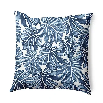 Palm Leaves Square Throw Pillow