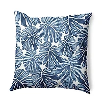 Palm Leaves Square Throw Pillow