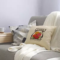 Zinnia Square Throw Pillow