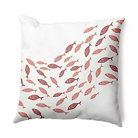 Escuela Square Throw Pillow